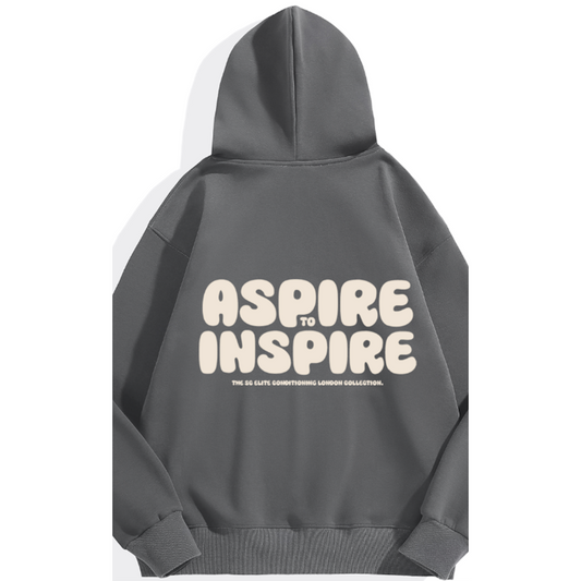 The 1% Club - Aspire to Inspire - Oversized Hoodie (Grey)