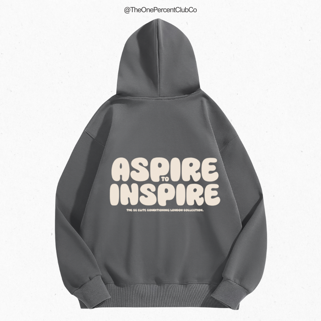 ASPIRE TO INSPIRE HOODIE (GREY)