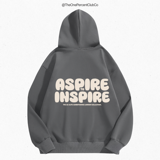 ASPIRE TO INSPIRE HOODIE (GREY)